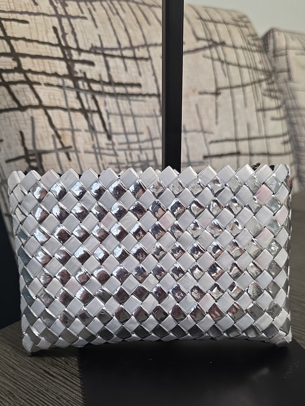 Metallic Candy Wrapper Coin Pouch
